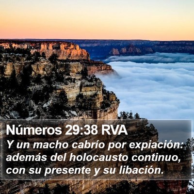 Números 29:38 RVA Bible Verse Image