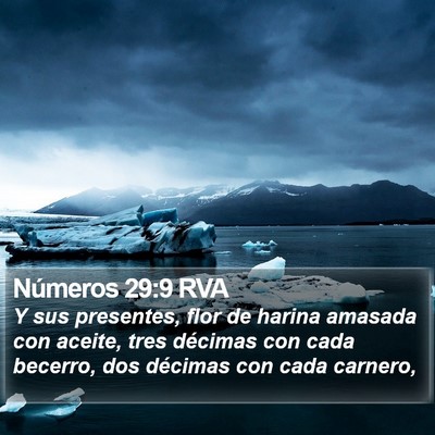 Números 29:9 RVA Bible Verse Image
