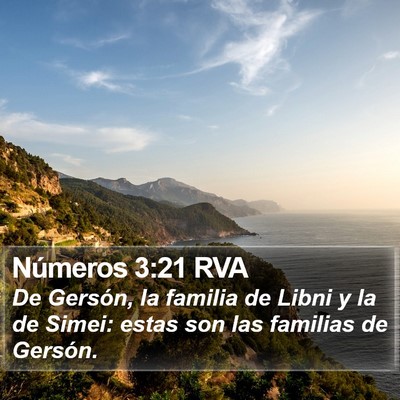 Números 3:21 RVA Bible Verse Image