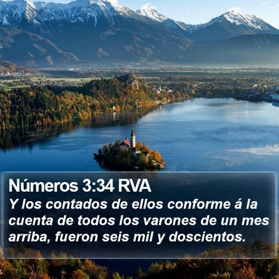 Números 3:34 RVA Bible Verse Image