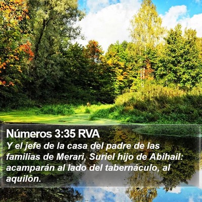 Números 3:35 RVA Bible Verse Image