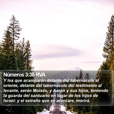 Números 3:38 RVA Bible Verse Image