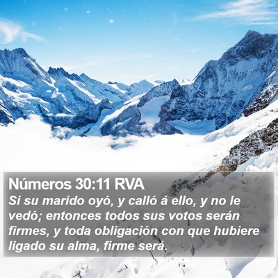 Números 30:11 RVA Bible Verse Image