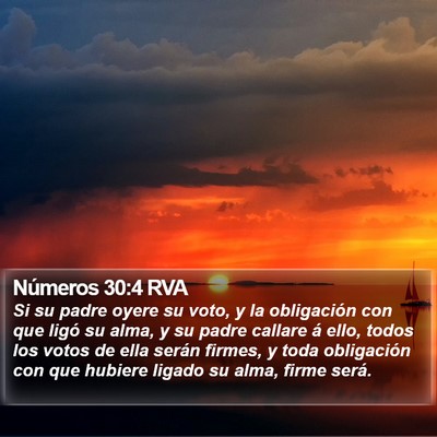 Números 30:4 RVA Bible Verse Image