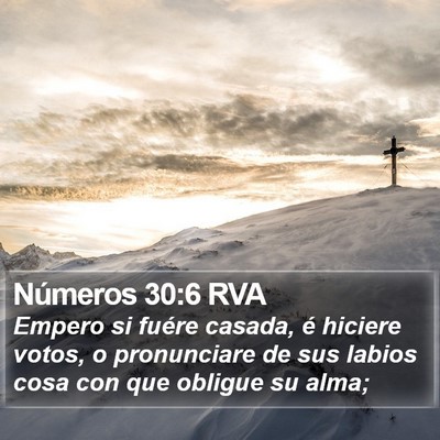 Números 30:6 RVA Bible Verse Image