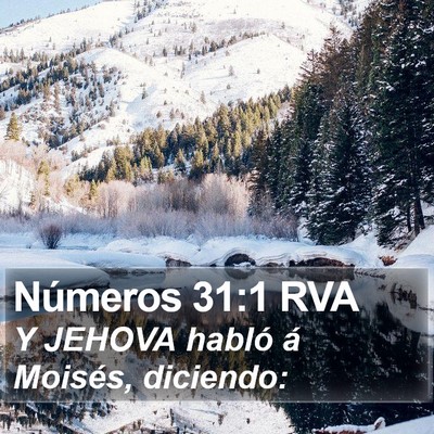 Números 31:1 RVA Bible Verse Image