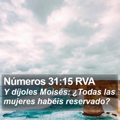 Números 31:15 RVA Bible Verse Image