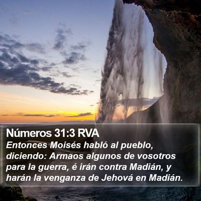 Números 31:3 RVA Bible Verse Image