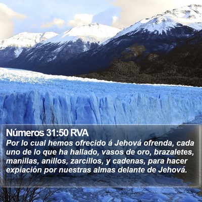 Números 31:50 RVA Bible Verse Image