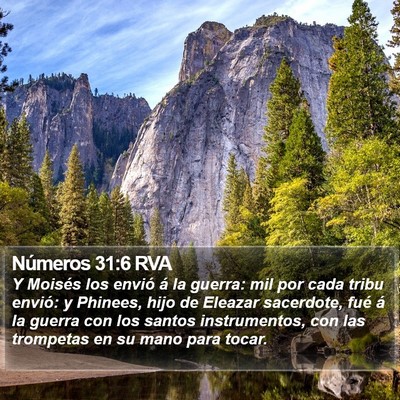 Números 31:6 RVA Bible Verse Image