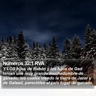Números 32:1 RVA Bible Verse Image