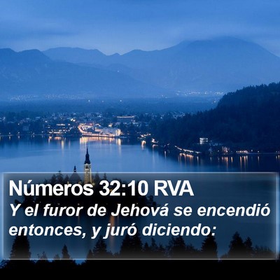 Números 32:10 RVA Bible Verse Image