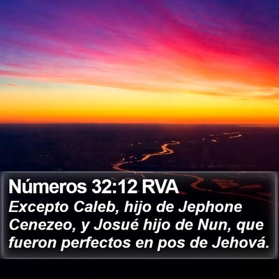 Números 32:12 RVA Bible Verse Image