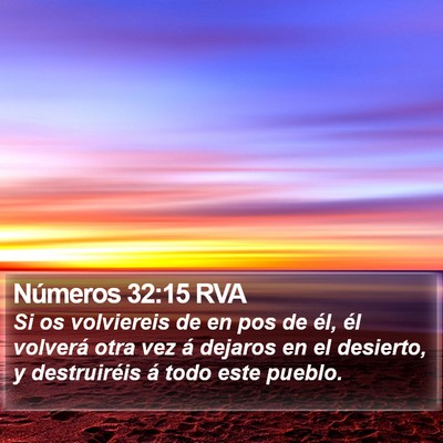 Números 32:15 RVA Bible Verse Image