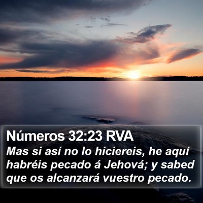 Números 32:23 RVA Bible Verse Image