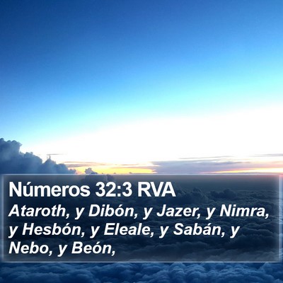 Números 32:3 RVA Bible Verse Image