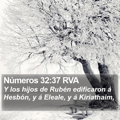 Números 32:37 RVA Bible Verse Image