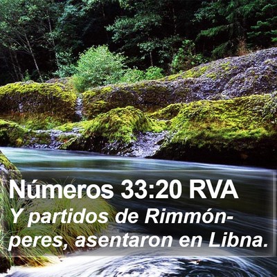Números 33:20 RVA Bible Verse Image