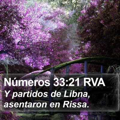 Números 33:21 RVA Bible Verse Image
