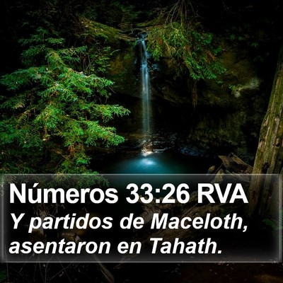 Números 33:26 RVA Bible Verse Image