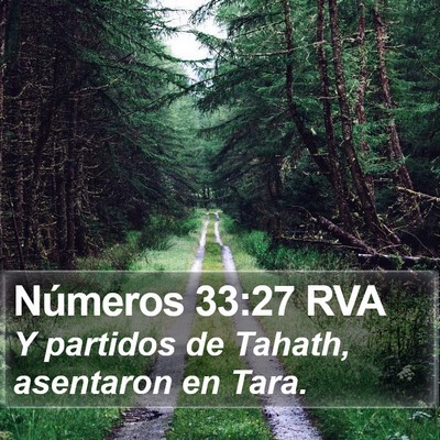 Números 33:27 RVA Bible Verse Image