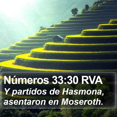 Números 33:30 RVA Bible Verse Image