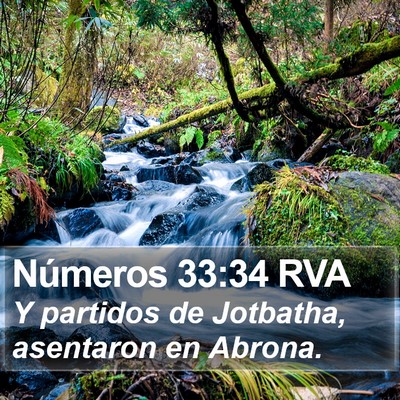Números 33:34 RVA Bible Verse Image