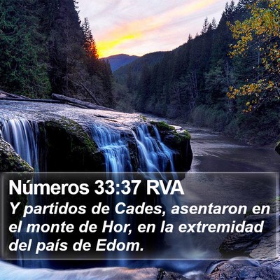 Números 33:37 RVA Bible Verse Image