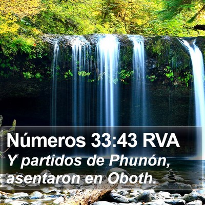 Números 33:43 RVA Bible Verse Image
