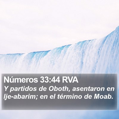 Números 33:44 RVA Bible Verse Image