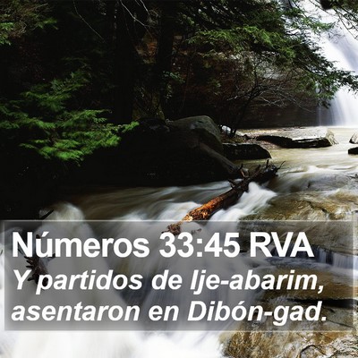 Números 33:45 RVA Bible Verse Image
