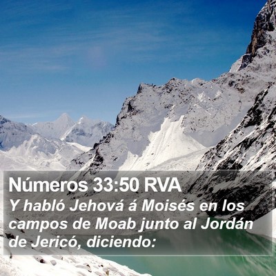 Números 33:50 RVA Bible Verse Image