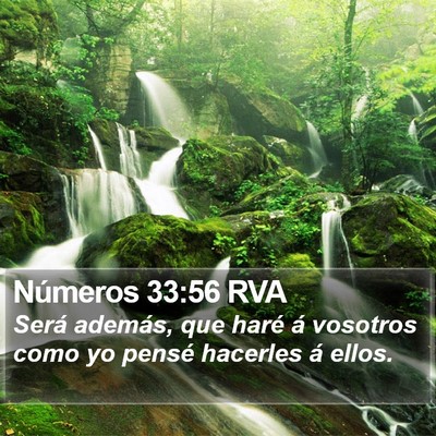 Números 33:56 RVA Bible Verse Image