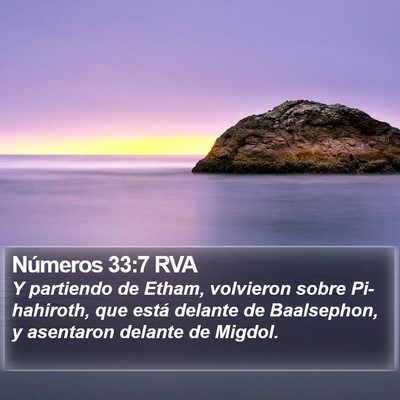 Números 33:7 RVA Bible Verse Image