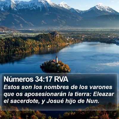 Números 34:17 RVA Bible Verse Image