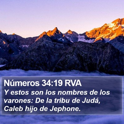 Números 34:19 RVA Bible Verse Image
