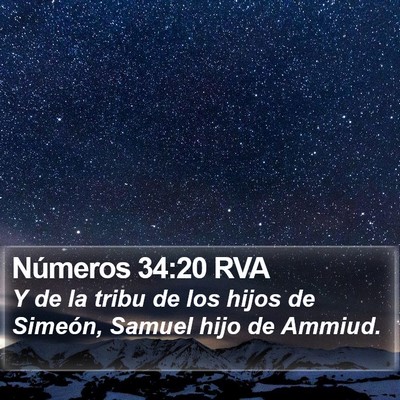 Números 34:20 RVA Bible Verse Image