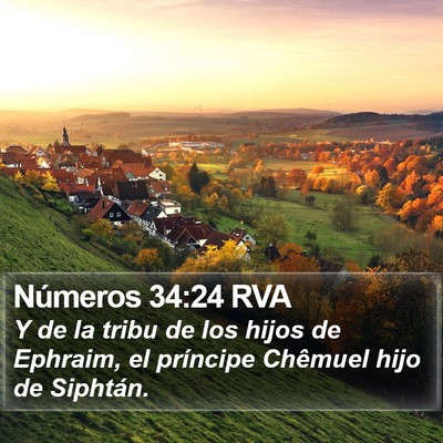 Números 34:24 RVA Bible Verse Image