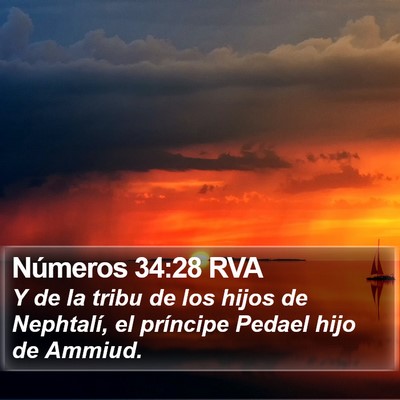 Números 34:28 RVA Bible Verse Image