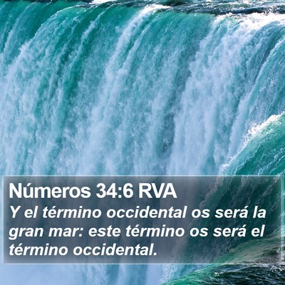 Números 34:6 RVA Bible Verse Image