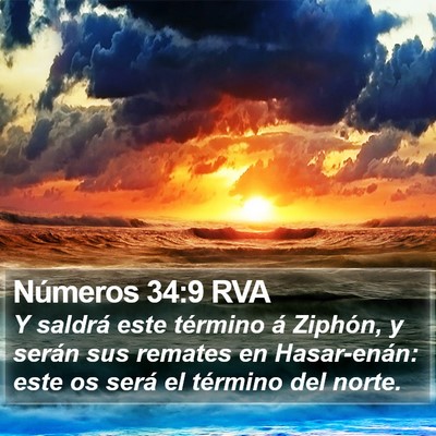 Números 34:9 RVA Bible Verse Image