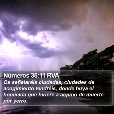 Números 35:11 RVA Bible Verse Image