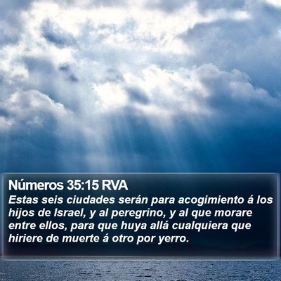 Números 35:15 RVA Bible Verse Image