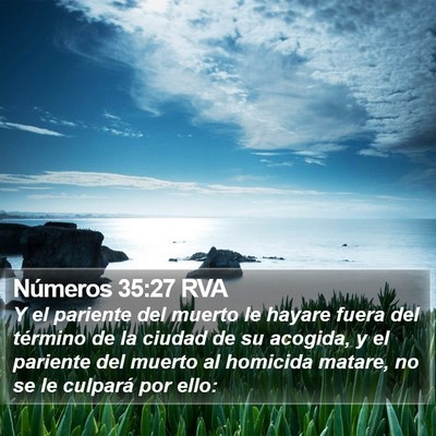 Números 35:27 RVA Bible Verse Image