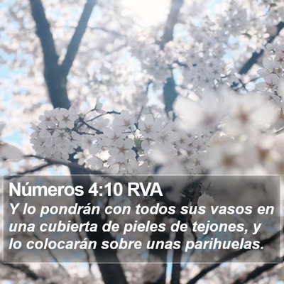 Números 4:10 RVA Bible Verse Image