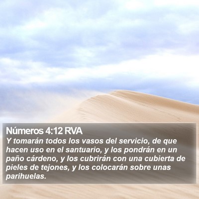 Números 4:12 RVA Bible Verse Image