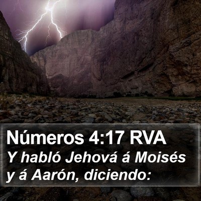 Números 4:17 RVA Bible Verse Image