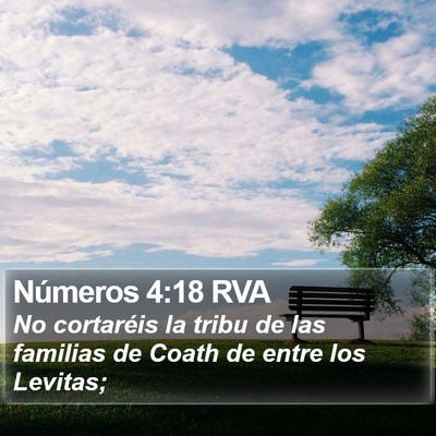 Números 4:18 RVA Bible Verse Image