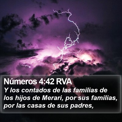 Números 4:42 RVA Bible Verse Image
