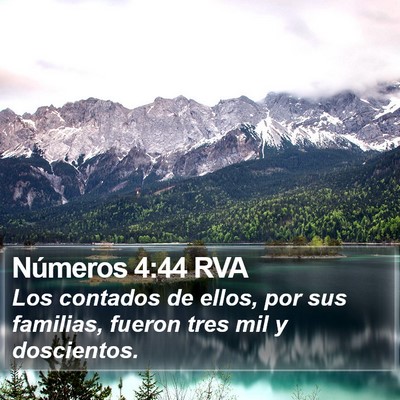 Números 4:44 RVA Bible Verse Image